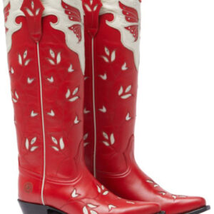 RANCH ROAD BOOTS WOMEN'S SCARLETT BUTTERFLY TALL WESTERN BOOTS - SNIP TOE